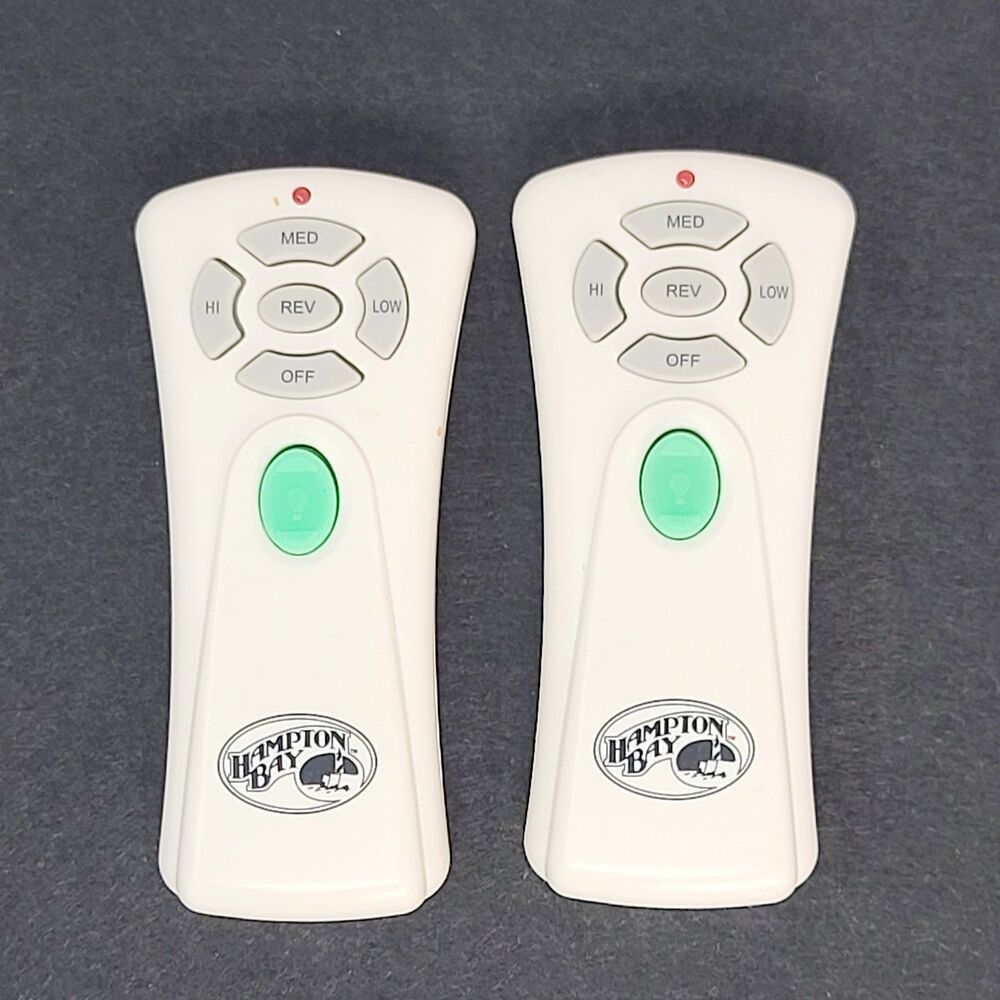LOT 2 Hampton Bay UC7080T Ceiling Fan Light Remote Controls OEM Clean Pair